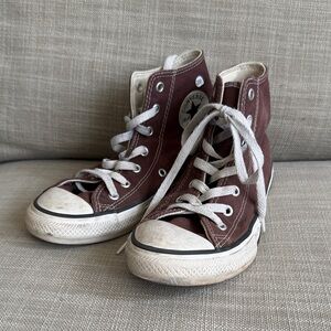Converse Kids High-Top Sneakers in Brown Youth Size 3 Boy or Girl